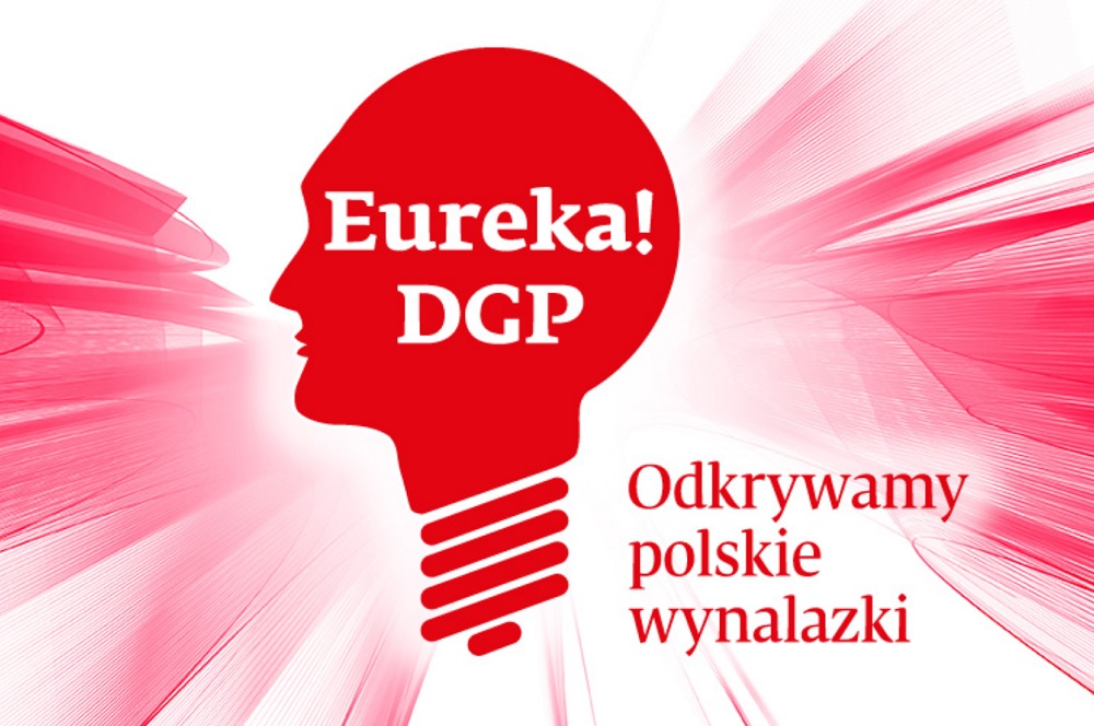 Logo konferencji "Eureka! DGP – odkrywamy polskie wynalazki”