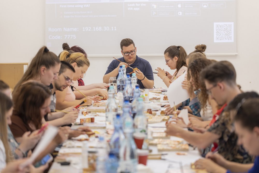 Uczestnicy BIP podczas zajęć