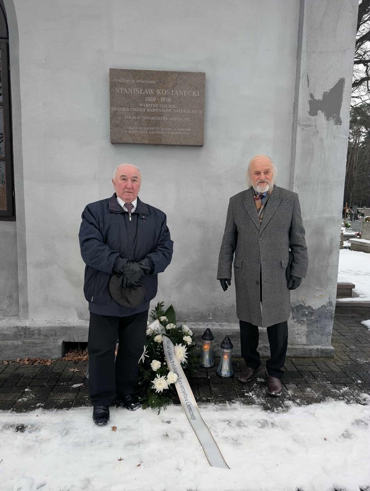 Laureaci Medalu im. S. Kostaneckiego; prof. G. Mlostoń i prof. P. Kiełbasiński 